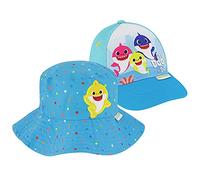 Nickelodeon Jungen Bucket Baseball Cap Baby Shark Kleinkind Sonnenhut für Alter 2-4 Jahre, Eimer und Baseballmütze, 2-4 Jahre
