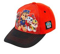 Nickelodeon Paw Patrol Boys Baseball Cap - Rockey, Zuma, Chase, Marshall and Rubble, Age 2-5 Black
