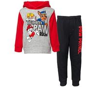 Nickelodeon Paw Patrol Fleece-Pullover mit Kapuze und Hose, Outfit-Set für Kleinkinder bis große Kinder, Größen (2T - 10-12), Meliert, grau, 5 Jahre