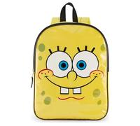 Nickelodeon Rucksack für Kinder, 38,1 cm, tolle Büchertasche für Jungen, gepolsterte Gurte und großes Reißverschlussfach, Spongebob Gelb, 15 Inch
