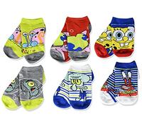 Nickelodeon Spongebob Schwammkopf Jungen Socken No Show, blau, Medium