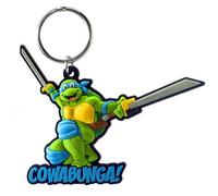 Nickelodeon Teenage Mutant Ninja Turtles Leonardo Laser Cut Rubber Keychain