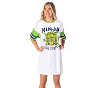Nickelodeon Teenage Mutant Ninja Turtles Womens' Team Since 1984 Nightgown Pajama Shirt (XX-Large) White