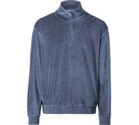 Nicki-Sweatshirt rauchblau 56/58 Baumwolle, Polyester
