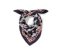 Nicki-Tuch aus Seiden-Twill Peter Hahn blau