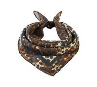 Nickituch BONPRIX, Damen, schwarz, braun leo bedruckt, Web, Baumwolle, bedruckt, Modetücher, aus Baumwolle, mit Leo-Alloverprint, leichtes Webmaterial (56410921-0) schwarz, braun leo bedruckt