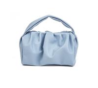 NICOLE & DORIS Damen Clutch Handtaschen Klein Henkeltasche Top-Griff Tasche Elegant Abendtasche Weiche Ledertasche Schöne Handtasche Wolken Clutch Tasche Blau