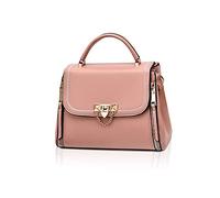 NICOLE & DORIS Damen Handtaschen Klein Tasche Elegante Frauen Umhängetasche Designer Schultertaschen PU Leder Messenger Bag Tragetasche Damen mit Abnehmbar Schultergurt Rosa