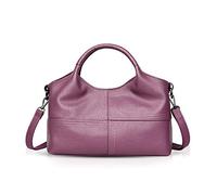NICOLE & DORIS Damen handtaschen Mode Schultertaschen für Dame Henkeltaschen über der Schulter Umhängetasche Taschen für Frauen aus weichem PU-Leder Violett