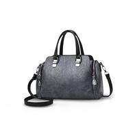 NICOLE&DORIS Damen Mode Taschen mit hohem Tragegriff Retro Handtaschen Schultertasche Umhängetasche Tragetaschen für Frauen Blau