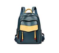 NICOLE & DORIS Damen Rucksäcke aus Leder Groß Rucksackhandtaschen Mode Daypack Teenager Rucksacke Schultasche Freizeitrucksack Wasserdicht Reise Rucksack Blau