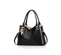 NICOLE&DORIS Damen Schultertasche Mode Handtaschen Hobos und Umhängetaschen für Frauen Groß Tragetasche Schwarz