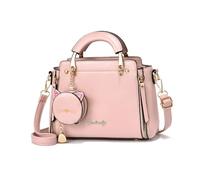 NICOLE & DORIS Frauen Umhängetasche Klein Tasche Mode Handtaschen Damen Kuriertaschen Handytasche Mädchen Crossbody Schultertaschen mit Geldbörse Rosa