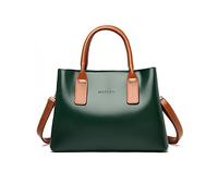 NICOLE & DORIS Handtaschen für Damen,Mode Henkeltaschen, Beuteltasche, Tragetasche, Mittelgroß PU Leder Fashion Umhängetasche Schultertasche Damen Grün