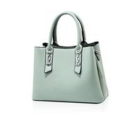 NICOLE & DORIS Henkeltasche Damen Umhängetasche Einfach Elegante Handtasche Stilvolle Schultertasche PU Leder Tote Bag Casual Frauen Tasche Top Griff Mittlere Minzgrün