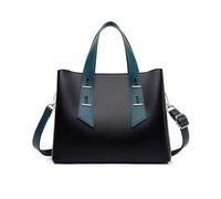 NICOLE & DORIS Klassische Handtasche Alltags Schultertasche Damen Henkeltasche Großer Kapazität Mode für Damen Umhängetasche für Arbeit Freizeit Alltags Schwarz