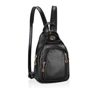 NICOLE & DORIS Modemarke Mädchen Rucksack Neue Mini Rucksack Kleine frische Stil, praktisch und bequem Schwarz