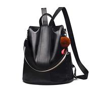 NICOLE & DORIS Rucksack Damen Anti Diebstahl Rucksackhandtaschen Große Kapazität Rucksack Schultertasche PU Leder wasserdichte Rucksäcke Schultasche Reiserucksack