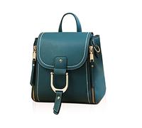 NICOLE & DORIS Rucksackhandtaschen Damen Rucksack Klein PU Leder Daypack Damen Mini Rucksack Mode Wasserdicht Frauen Reise Rucksack Handtasche Tagesrucksack für Mädchen Cityrucksack Blau