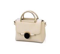NICOLE & DORIS Umhängetasche Frauen PU Leder Schultertasche Vintage kleine Handtasche zum Ausgehen Klassische Abendtasche Partytasche Freizeittasche Weiß