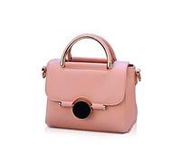 NICOLE & DORIS Umhängetasche Frauen PU Leder Schultertasche Vintage kleine Handtasche zum Ausgehen Klassische Abendtasche Partytasche Freizeittasche Rosa