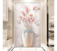 Nicole Knupfer DIY 5D Diamant Malerei Kit Erwachsene Magnolie Vase DIY 5D Diamant Malerei Strass Kristall Handwerk für Home Decor (60x100cm,A)