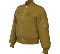 Niederlande Essential Nike Football Oversize-Bomberjacke Für Damen, Bronzine/Safety Orange/Schwarz, HJ4439-716, XS