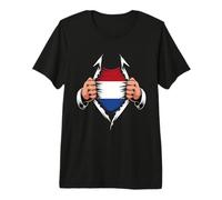 Niederlande Flagge Ripped Graphic Dutch Pride Roots Premium T-Shirt