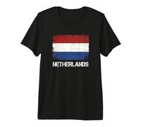 Niederlande Flagge Vintage Grunge Holland Dutch Premium T-Shirt
