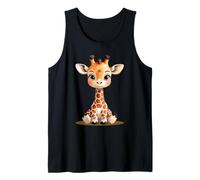 Niedliche Baby Giraffe Tier Illustration Tank Top