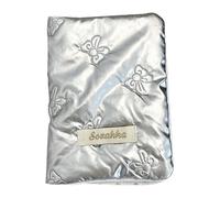 Niedliche Bänder für Reisepass, Reisepasshalter, Reisepasshülle aus Kunstleder, Reise-Organizer, Zubehör, Reisepasshalter mit Schleife, Reisepasshülle für Kinder und, silber, Consulte la descripción