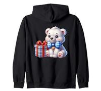Niedliche Bären-Fliege mit Geschenkbox-Design Kapuzenjacke
