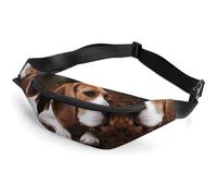 Niedliche Beagle-Gürteltasche für Damen, Herren, Bauchtasche, Bauchtasche, Bauchtasche, Bauchtasche, Herren, Laufgürtel, kleine Bauchtaschen für Damen, Stil, 36 x 15 cm, Stil:, 36*15cm