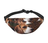 Niedliche Beagle-Gürteltasche für Herren und Damen, modische Hüfttasche überall, Crossbody-Tasche, Geldbörse, Hüfttasche mit verstellbarem Riemen, wasserdichte Brusttasche für Reisen, Wandern, Sport,