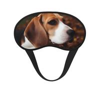 Niedliche Beagle-Schlafmaske für Seitenschläfer, verdunkelnde Augenmaske für Damen und Herren, Nulldruck-Schlafmasken, weiche, atmungsaktive Augenabdeckung, bequeme Augenbinde, Lidschatten für