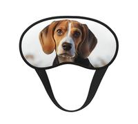 Niedliche Beagle-Schlafmaske für Seitenschläfer, Verdunkelungs-Augenmaske für Damen und Herren, Nulldruck-Schlafmasken, weiche, atmungsaktive Augenabdeckung, bequeme Augenbinde, Augenschutz für