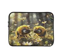 Niedliche Cartoon-Bienen-Lap-Top-Schutzhülle, tragbare Computertasche, Tablet-Hülle, 33-35,6 cm (13-14 Zoll)