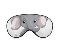 Niedliche Cartoon-Elefanten-Schlafmaske, Augenmasken für Schlafmaske, Schlafmasken für Damen und Herren, Schlafmaske, Verdunkelung, verstellbare Schlafmaske, Reiseaugenmaske, Seitenschläfer-Augenmaske