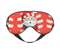 Niedliche doppelseitige weiche Verdunkelungs-Augenmaske für den Weihnachtsmann, Entspannung, Nulldruck, Nachtschlaf-Augenmaske