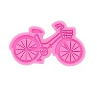 Niedliche Fahrradfahrradform Keychain Silikon Form Für Halskette Gepäckanhänger Anhänger Candy Cake Epoxy Craft Decoration Holding Formen Für Harzguss