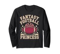 Niedliche Fantasie-Fußballprinzessin My Commissioner Girl Drafting Langarmshirt