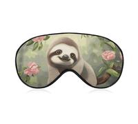 Niedliche Faultier-Augenmaske, Schlafmaske, Augenmasken für Schlafmasken für Damen und Herren, Schlafmaske, Reiseaugenmaske, Schlafmaske, Verdunkelung, lustige Schlafmaske, niedliche Schlafmaske