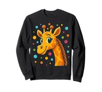 Niedliche Giraffe, bunt, Safari-Design, Kinder-Stil Sweatshirt