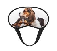 Niedliche Haustiere: Beagle-Welpen und Hunde,Vollständige Augenabdeckungen, lichtundurchlässige Schlafmasken, Verdunkelungs-Augenschützer