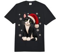 Niedliche Katze Strickoptik Katzen Weihnachten Strick Style Comfort Colors Adult Heavyweight T-Shirt