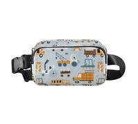 Niedliche LKW-Traktor-Mode-Hüfttasche für Damen, Herren, Teenager, Mini-Brustgürtel, Bauchtasche mit verstellbarem Gurt für Reisen, Fitnessstudio, Arbeit, Niedlicher LKW-Traktor, 1 size