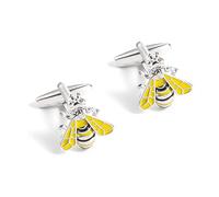 Niedliche Manschettenknöpfe in Bienenform, kreative, hochwertige, lustige, Insekten-Persönlichkeit, trendige, dekorative Manschettenknöpfe für Herren