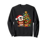 Niedliche Pinguin-Weihnachtsmannmütze für Kinder, Weihnachten, Urlaub, lustiges Tier Sweatshirt