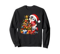 Niedliche Pinguin-Weihnachtsmannmütze für Kinder, Weihnachten, Urlaub, lustiges Tier Sweatshirt