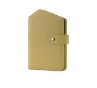 Niedliche RFID-Reisepasshülle für Damen, Leder, schmal, Reisebrieftasche mit Reißverschluss, Münzgeldbörse, Kreditkarte, SIM- und Ticket-Fächer, gelb, modisch